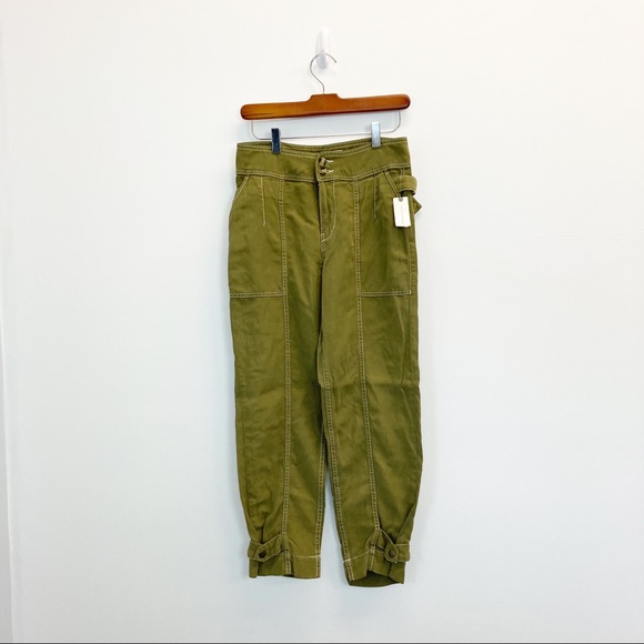 Anthropologie Pants - Anthropologie NWT Olive Green Ankle Pants 0